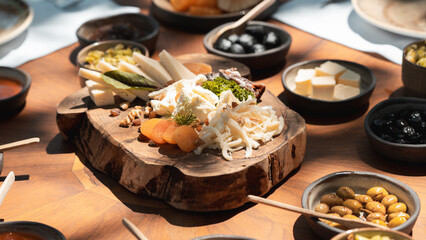 Turkish Breakfast Table. Healthy breakfast