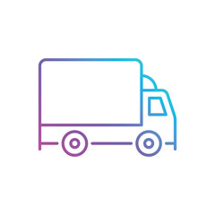 Delivery Truck vector icon