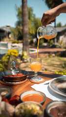 Turkish Breakfast Table. Healthy breakfast