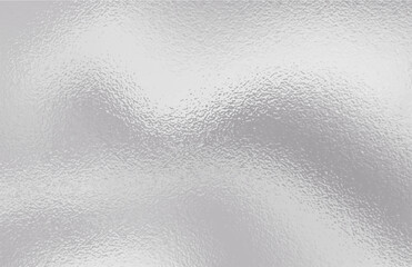 Silver gradient background. Foil paper, glitter effect. Chrome metal grey pattern. Gradation noise texture. Vector abstract illustration for web, card, bg, certificate design