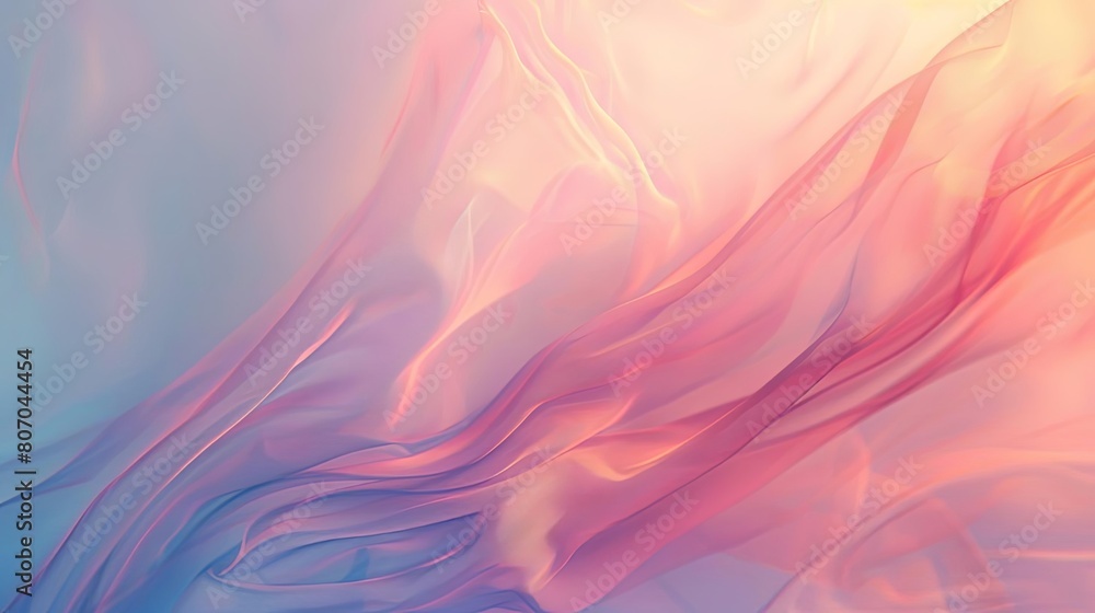 Poster minimalist background with blurred lines and ethereal colors