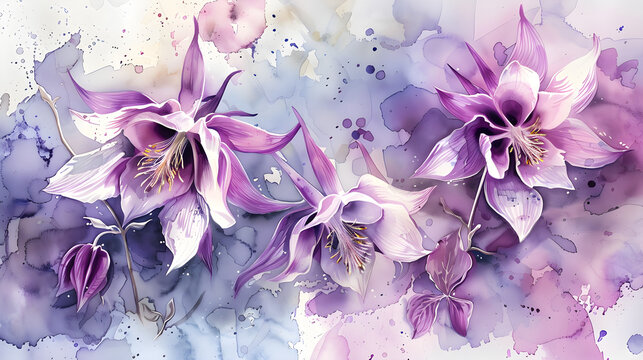 Columbines, Aquilegias