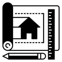 blueprint icon illustration