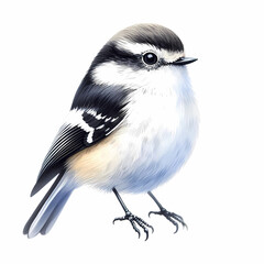 Obraz premium Watercolor painting of a small backyard bird 