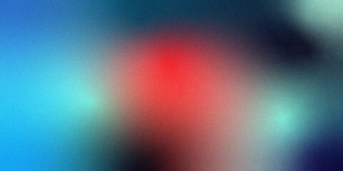 Abstract Noisy color gradient background with purple blue red white orange beige design. Grainy gradient background noise texture effect. Noise texture banner poster header design.