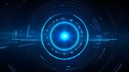 
blue Abstract technology background circles digital hi-tech technology design background. concept innovation. vector illustration