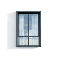 Contemporary window cut out