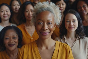 Obraz premium International Womens Day Women of all ages and ethnicities celebrate.