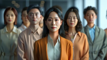 Obraz premium Engagement Between A Diverse And Inclusive Asian Business Team Is Evident, Background HD For Designer 