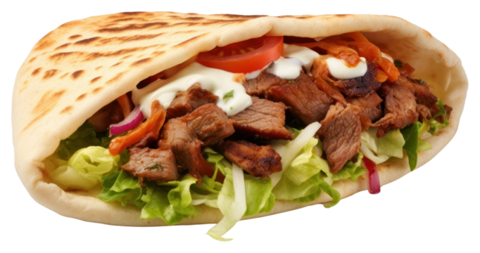 PNG  Bread food flatbread kebab.