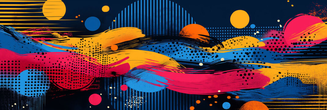 abstract background in memory of the 90's