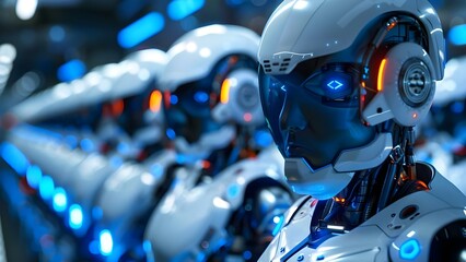 The Market for Cybernetic Enhancements: Offering Modular Upgrades for Human Augmentation with AI. Concept Cybernetic Enhancements, Human Augmentation, AI Technology, Modular Upgrades, Future Markets
