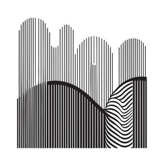 Ethnic style, seamless design geometry for IKAT fabric design ideas, Indian stripes, black and white pattern. Pastel fabric pattern, monochrome pattern, vector