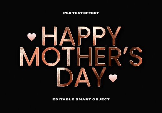 Copper Metallic Text Effect