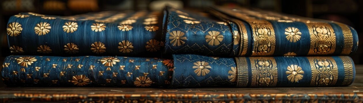 A Laotian Sinh, with its elegant weaving and subtle motifs, embodying the serenity and tradition of Lao culture