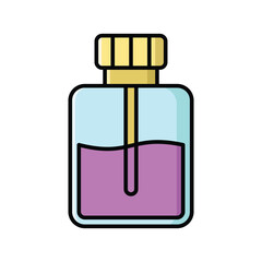 perfume icon vector design template simple and clean