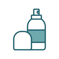 perfume icon vector design template simple and clean