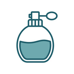 perfume icon vector design template simple and clean