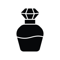 perfume icon vector design template simple and clean