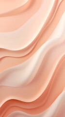 Peach panel wavy seamless texture paper texture background with design wave smooth light pattern on peach background softness soft peach shade