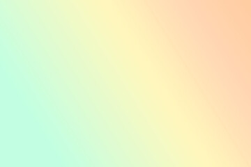 Pastel summer color (teal, yellow, orange) gradient seamless background