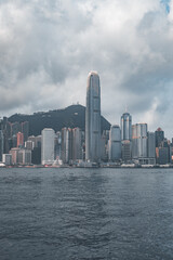 Fototapeta premium Hong Kong Island skyline