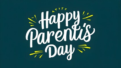 Obraz premium Poster Design for Parents Day Celebration