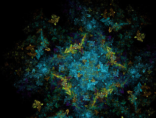 Imaginatory fractal abstract background Image