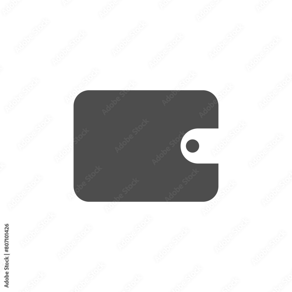 Poster wallet glyph vector icon isolated on white background. wallet glyph vector icon for web, mobile and 