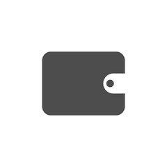 Wallet glyph vector icon isolated on white background. Wallet glyph vector icon for web, mobile and ui design