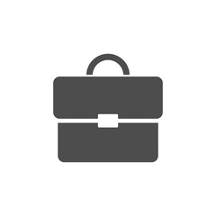 Briefcase glyph vector icon isolated on white background. Briefcase glyph vector icon for web, mobile and ui design