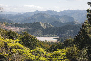 Oyunohara Shrine Kumano Kodo trail