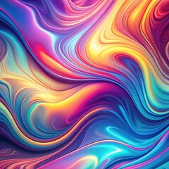 Obraz premium abstract colorful background with waves