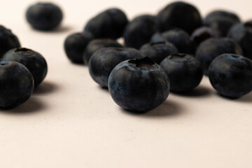 blueberry and white background