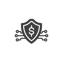 Cyber Insurance vector icon