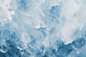Obraz premium Frosty Blue Ice Textures for Cool Winter Backgrounds