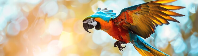 Obraz premium A cute of a flying animal
