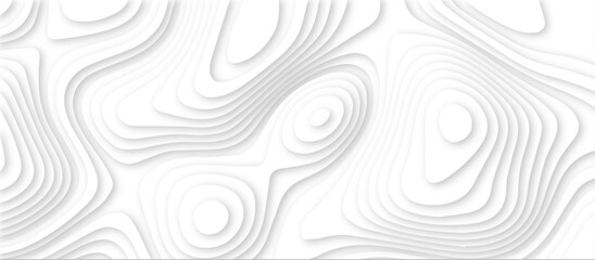 Abstract modern 3d Paper cut white background .white waves background ,paper art style, flyers posters prints .geometric background overlap layer.