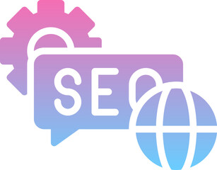 Comment seo icon