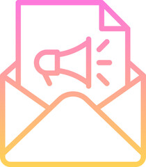 Email marketing icon