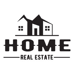 House building logo design. Vector Illustration. EPS 10