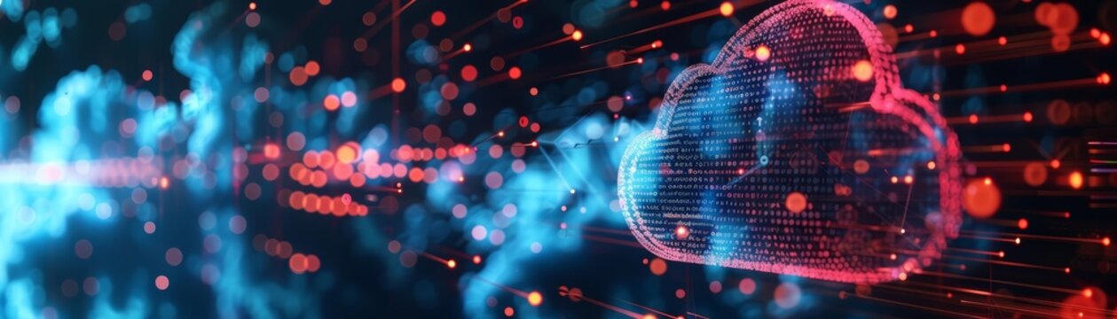 Business concept of cloud computing