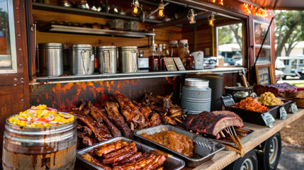 Smoked BBQ Food Truck