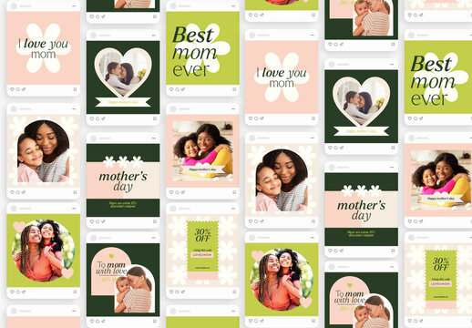 Spring Fling Social Media Layout