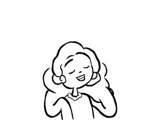 Obraz premium little girl with flower