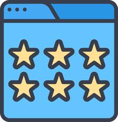 Rating browser icon