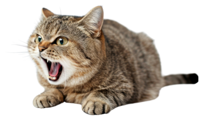 PNG  Cat act like shocking mammal animal pet.