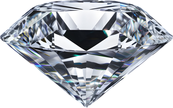 24 carat diamond on a transparent background, png