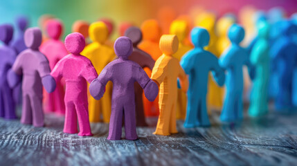 The power of teamwork and collaboration as individuals of all colors come together, demonstrating dignity and equality in corporate settings across the globe.