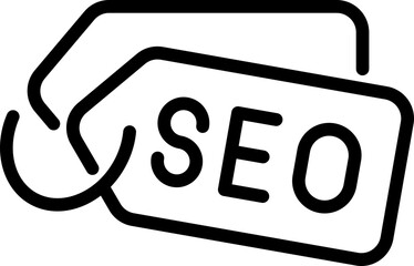 Label SEO icon